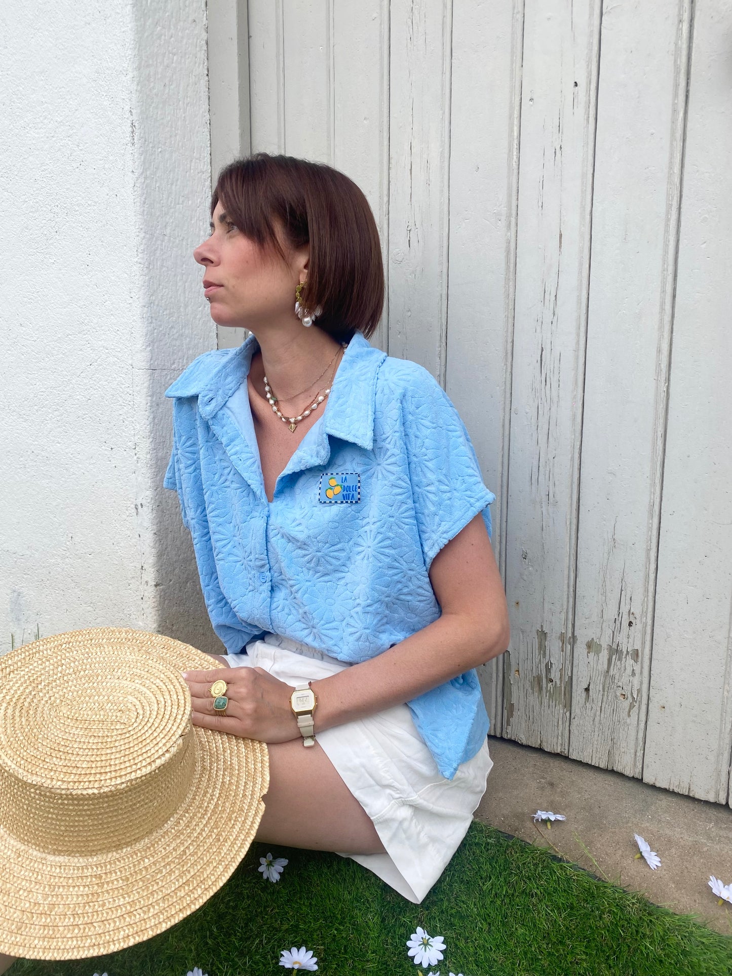 Chemise LOLITA Bleu