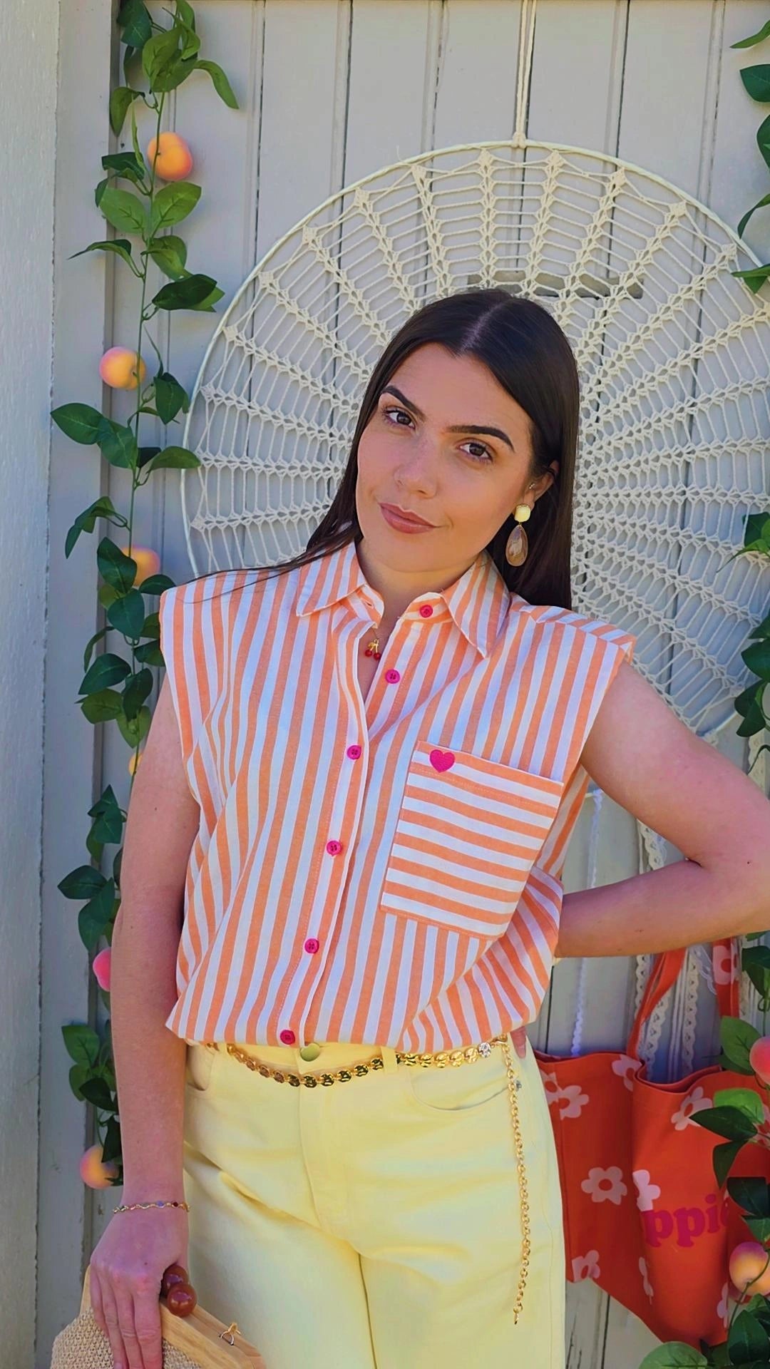Chemise ILONA Orange