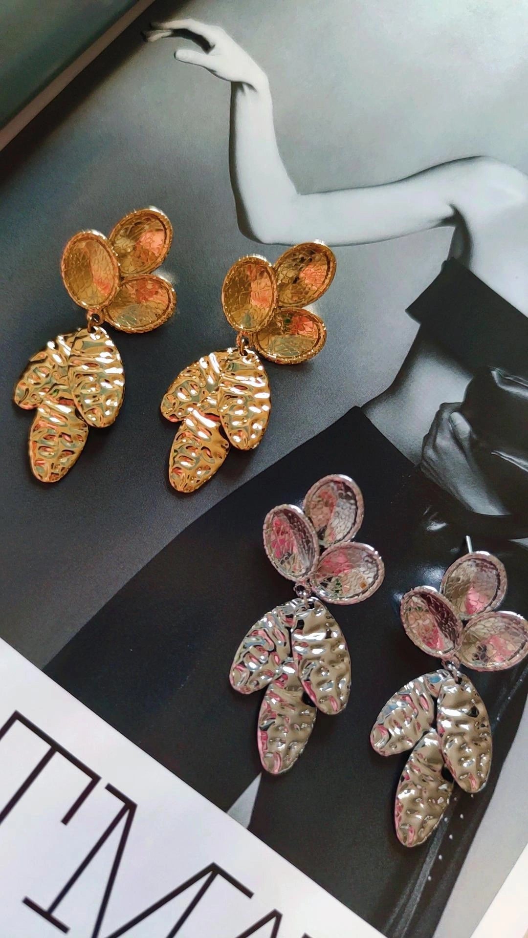 Boucles d'Oreilles SALOMÉ Doré