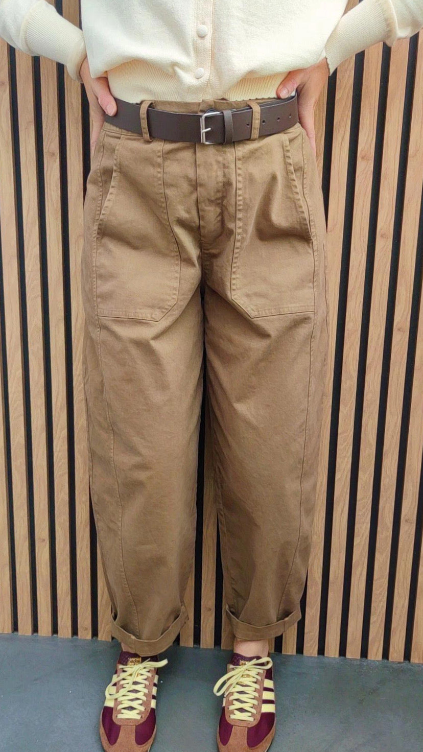 Pantalon ROMY Beige Foncé