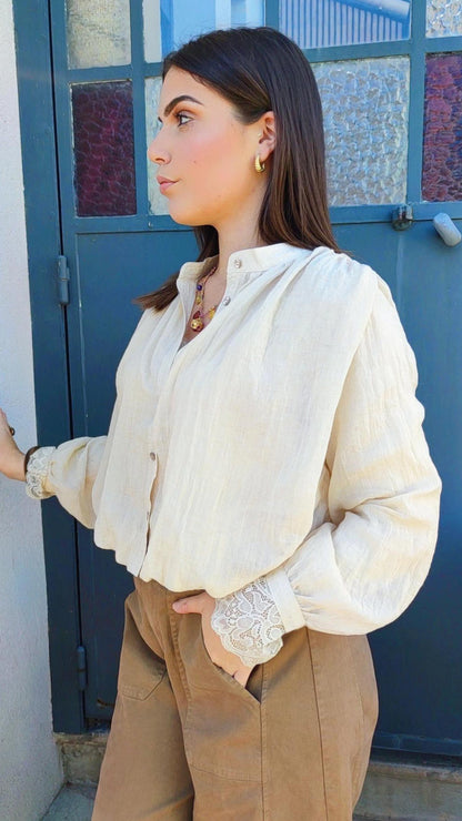 Chemise LUCE Beige