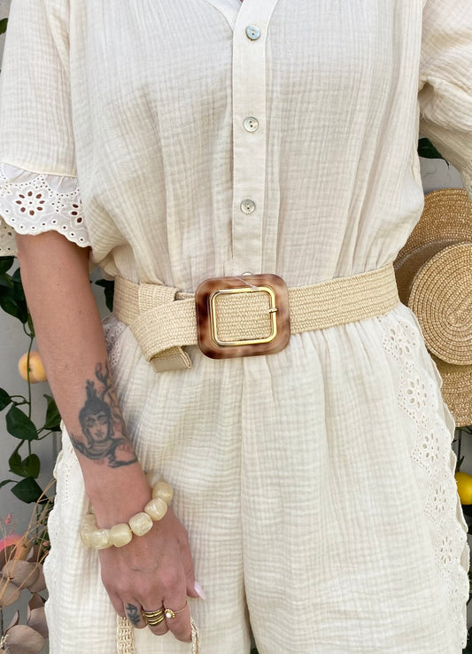 Ceinture GLORIA Beige Clair