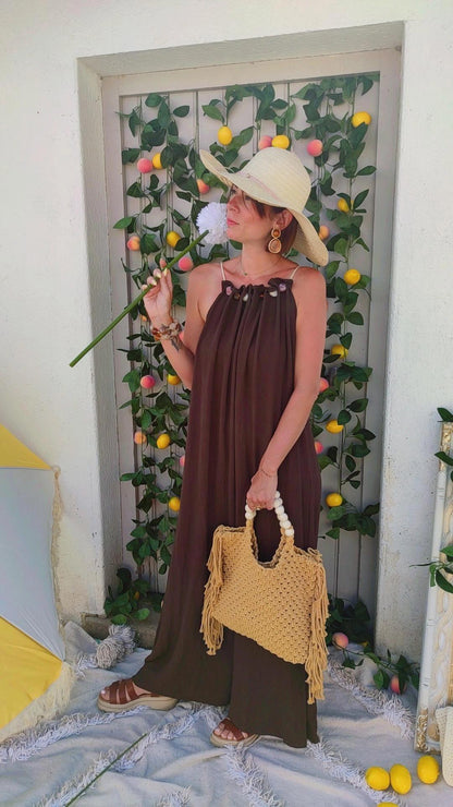Robe PIAMA Marron