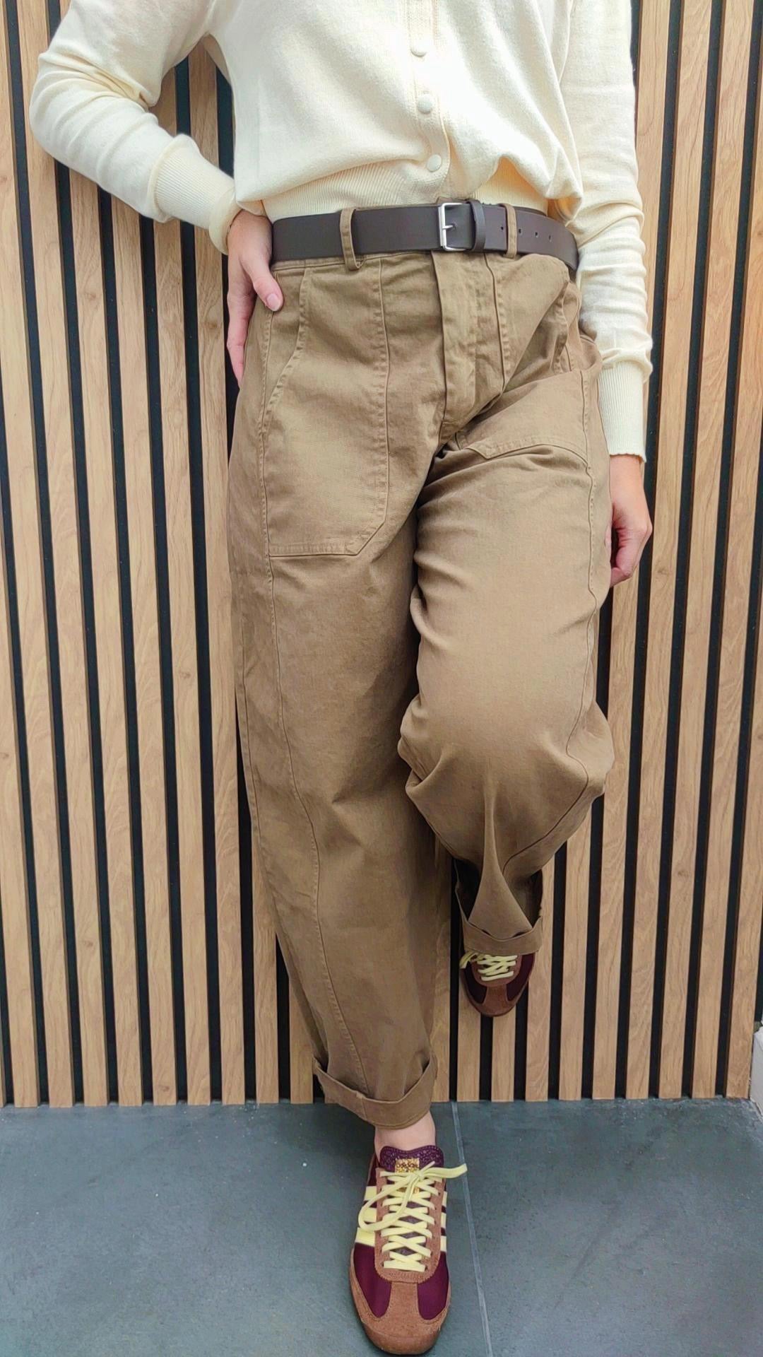 Pantalon ROMY Beige Foncé