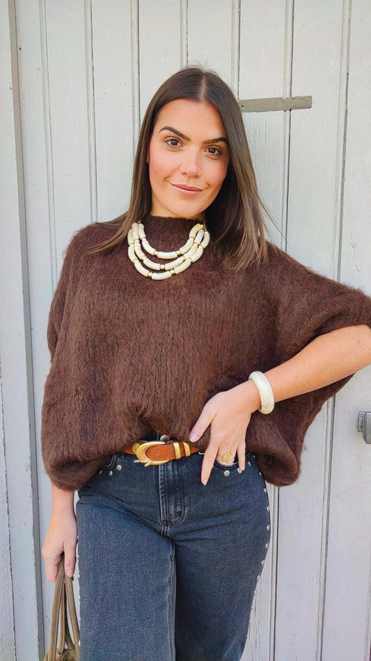 Pull MASHA Chocolat