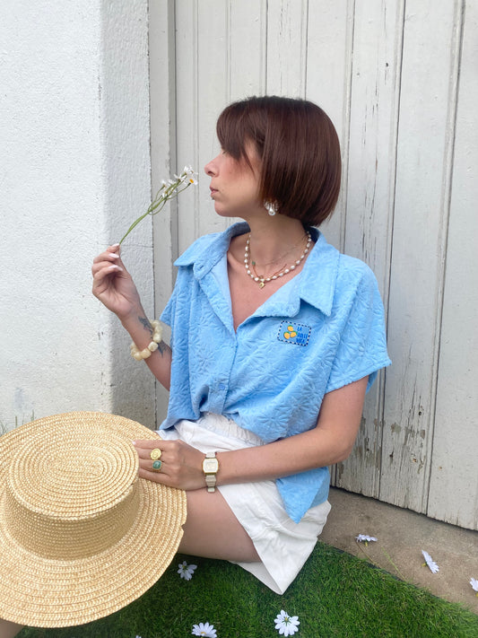 Chemise LOLITA Bleu