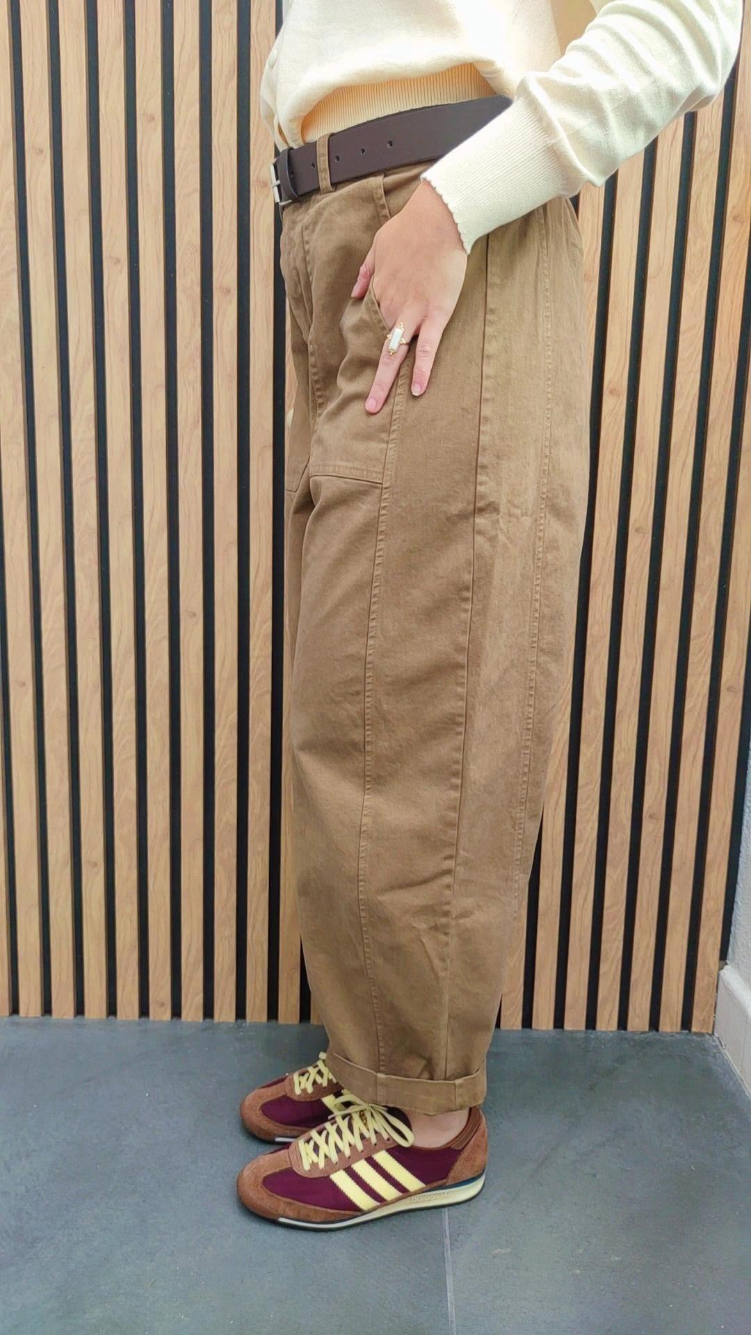 Pantalon ROMY Beige Foncé