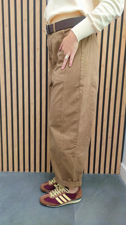 Pantalon ROMY Beige Foncé