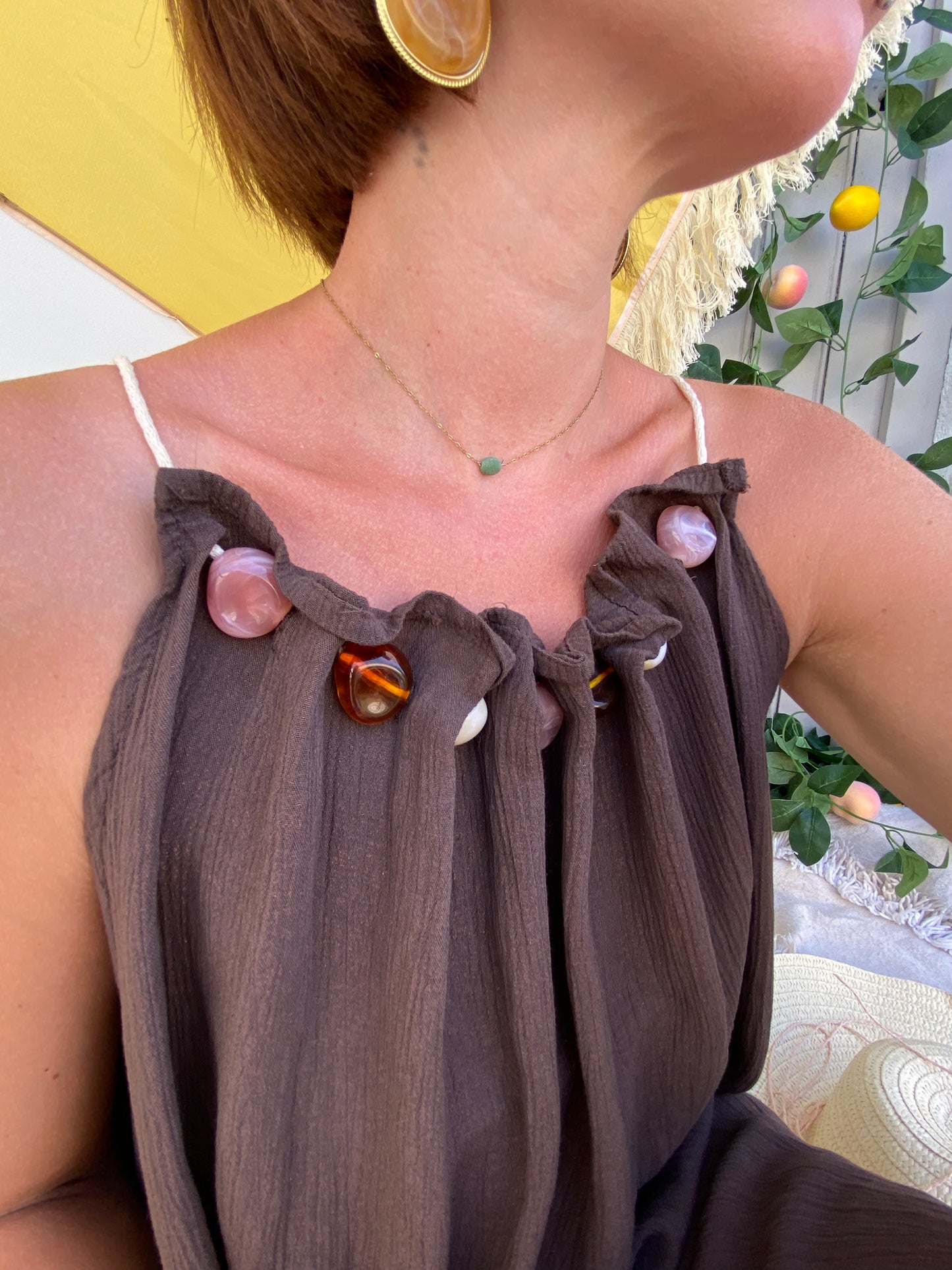 Robe PIAMA Marron