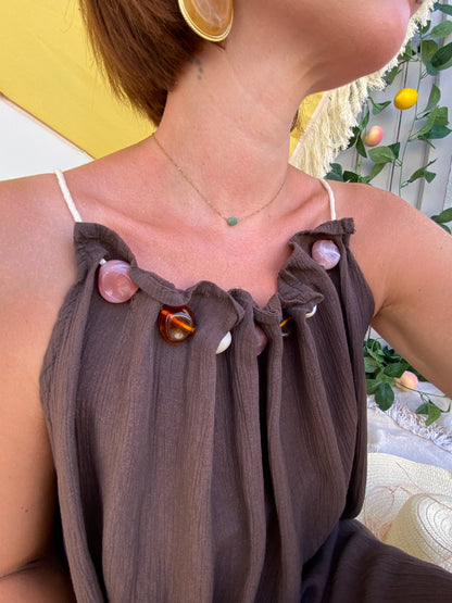 Robe PIAMA Marron