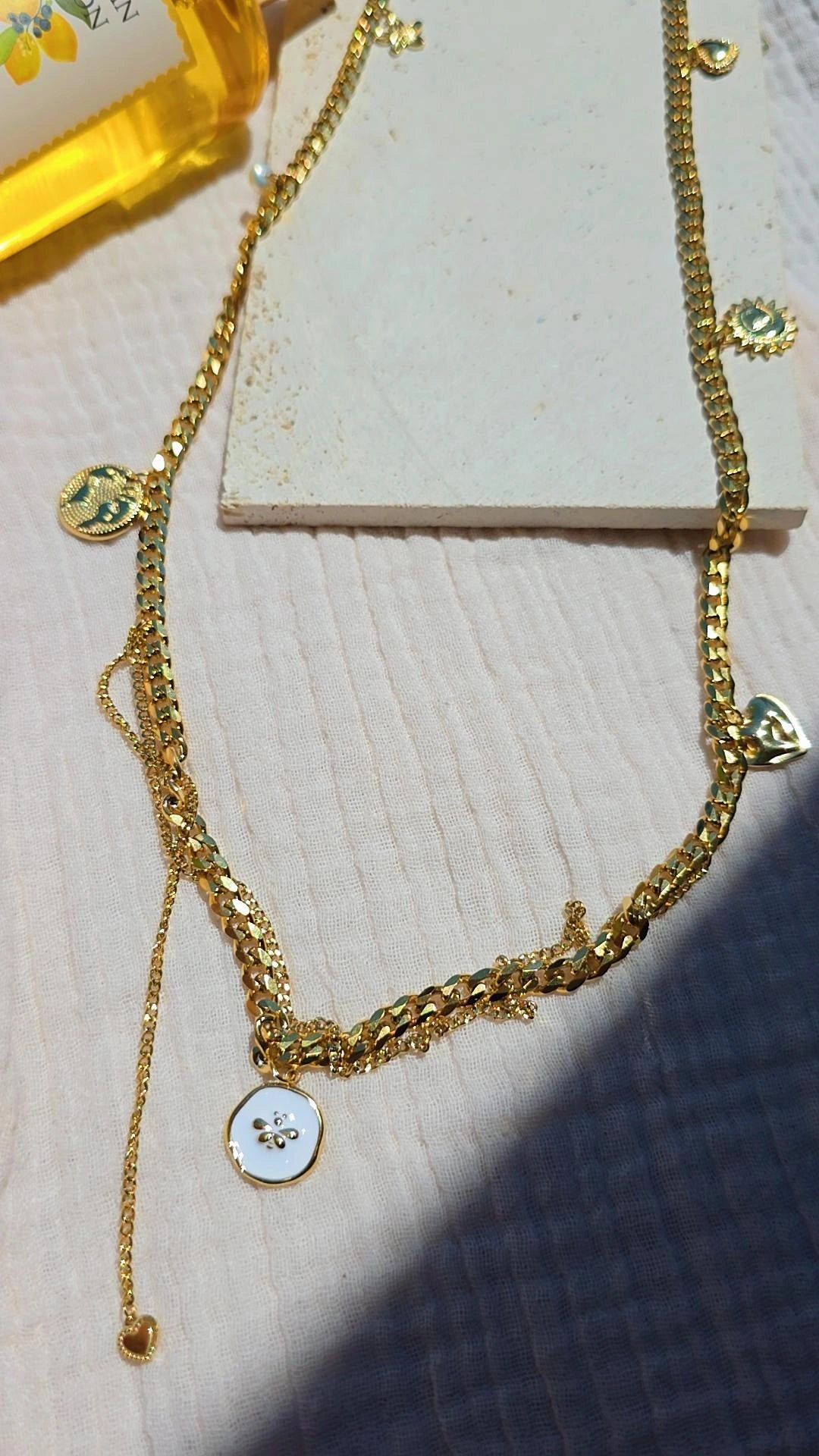 Collier et chaîne de ventre AMAR