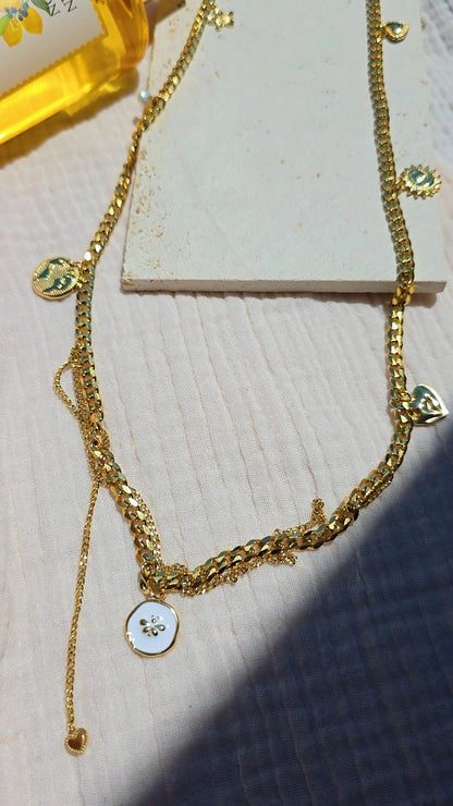 Collier et chaîne de ventre AMAR