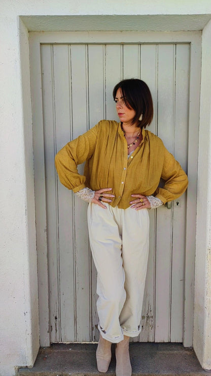 Chemise LUCE Moutarde