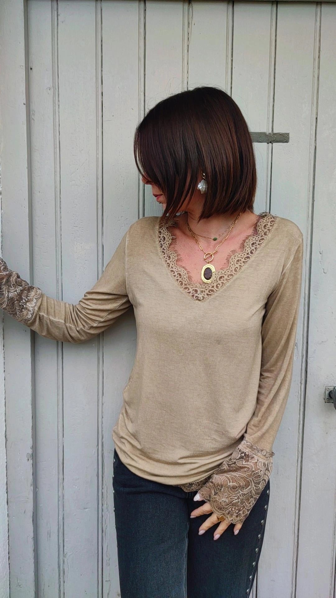 Top LUNEL Taupe