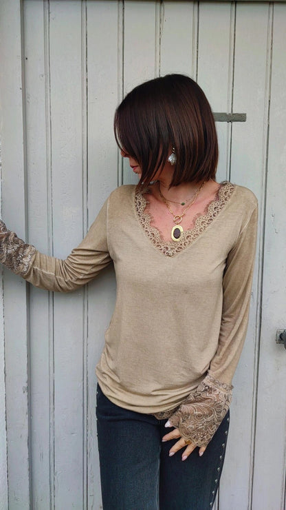 Top LUNEL Taupe