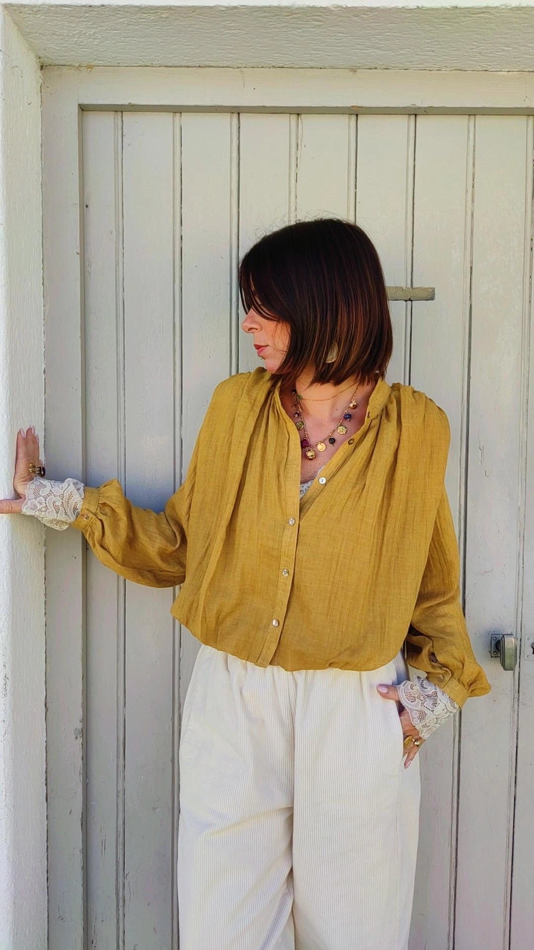 Chemise LUCE Moutarde