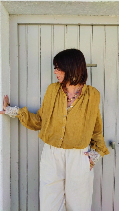 Chemise LUCE Moutarde