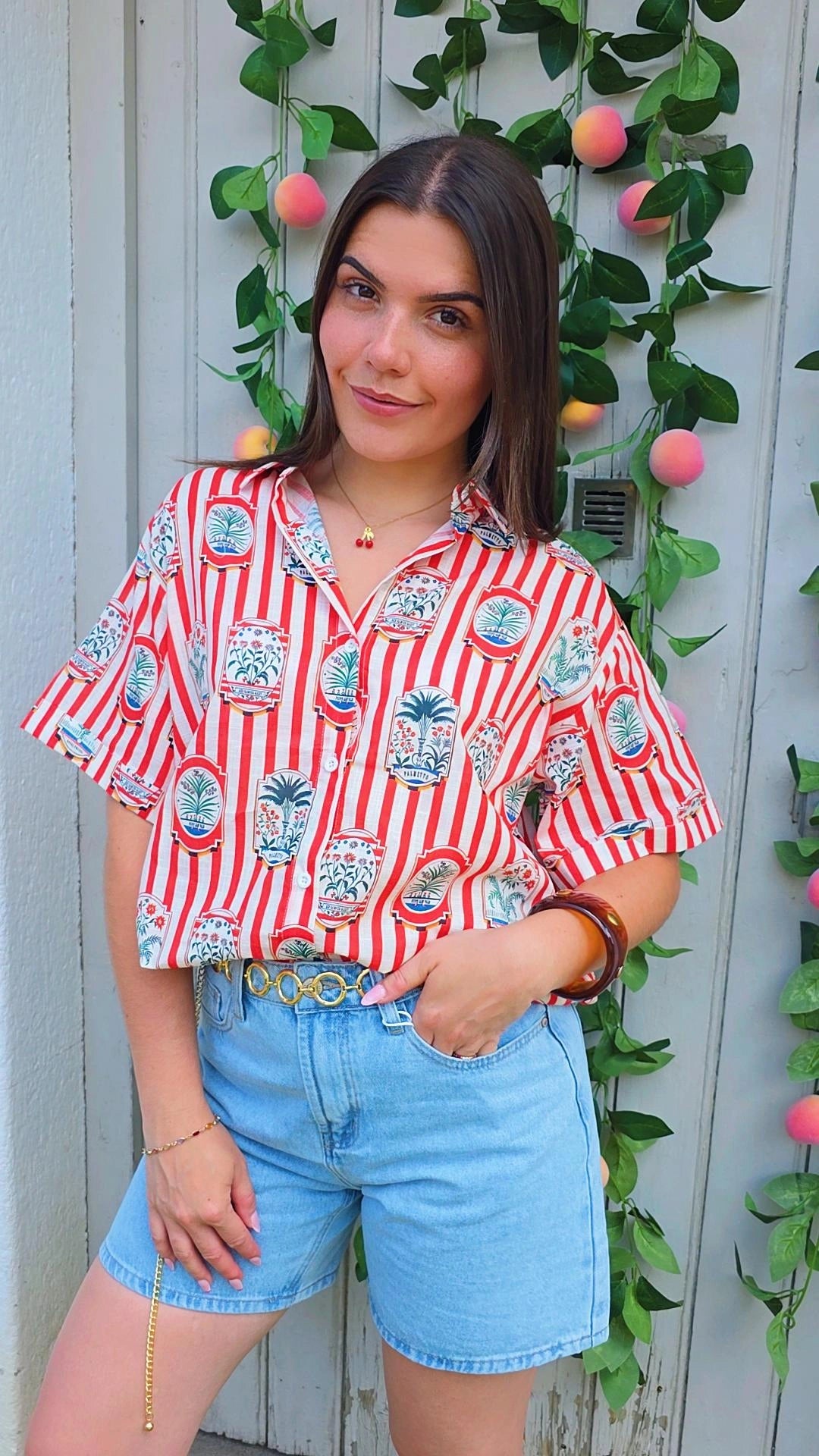 Chemise JESSIE Rouge