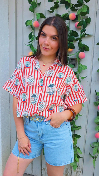 Chemise JESSIE Rouge
