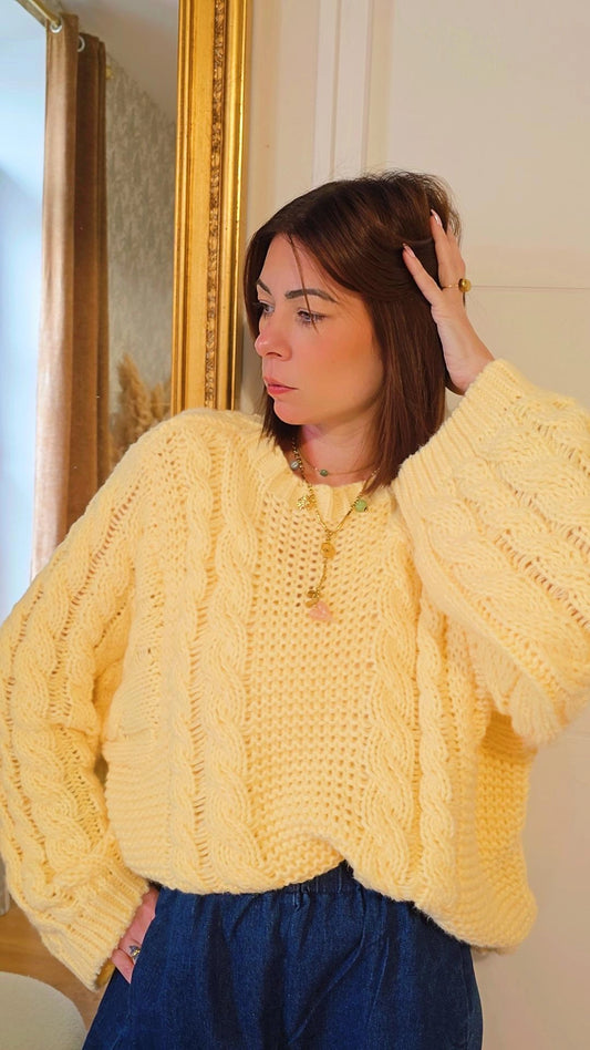 Pull ROSITA Jaune