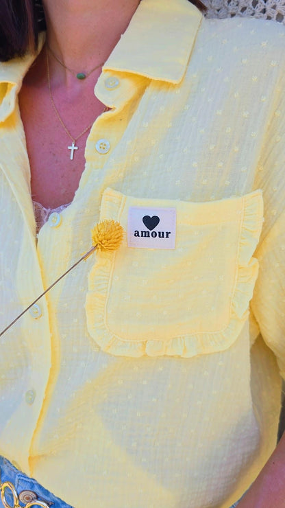 Chemise LORINA Jaune