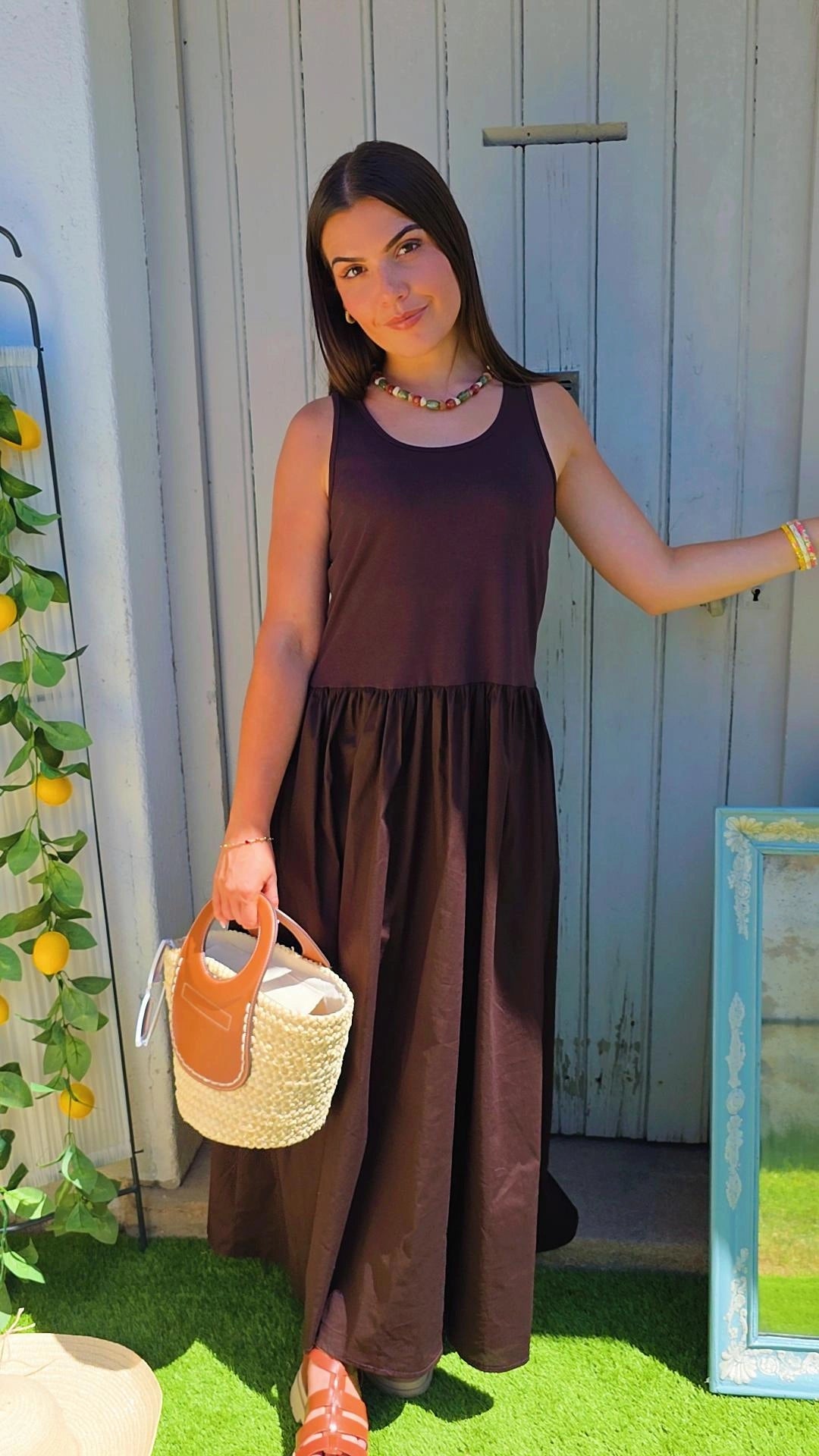 Robe ELFÉE Marron
