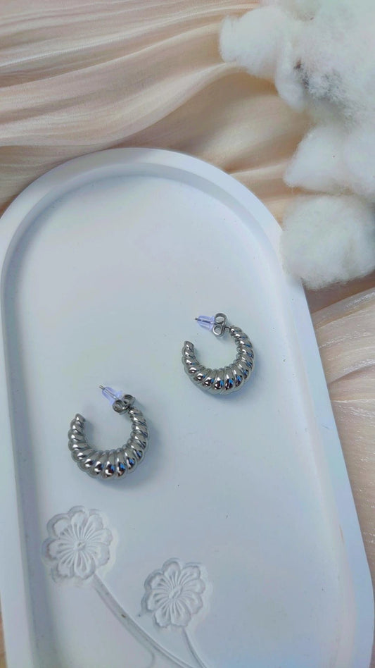 Boucles d'Oreilles ABBY Argenté