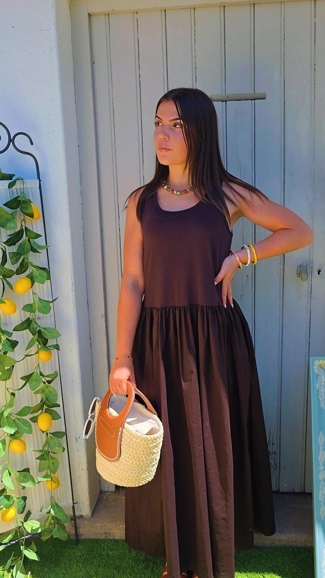 Robe ELFÉE Marron