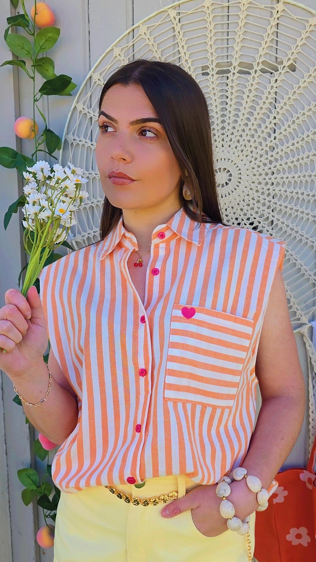 Chemise ILONA Orange