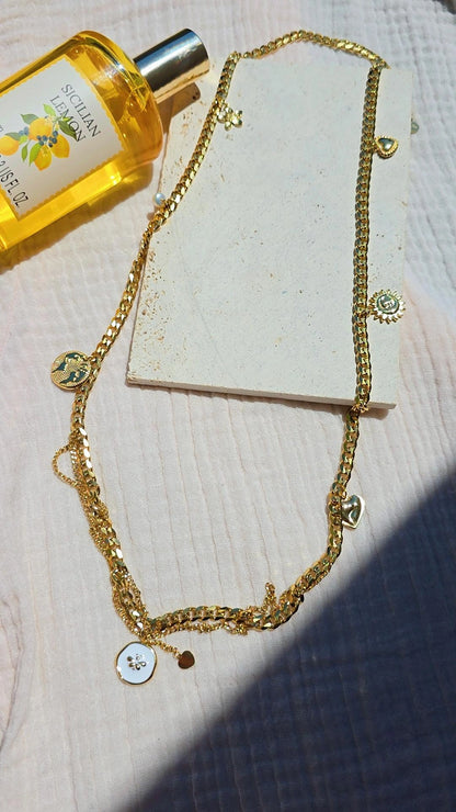 Collier et chaîne de ventre AMAR